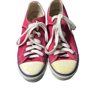 Bob Cousy P.F. Posture Foundation Women's Red Sneaker low tops Size 8.5